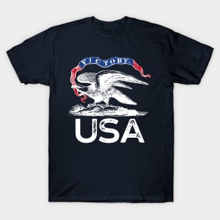 Victory American Bald Eagle Patriotic USA T-Shirt